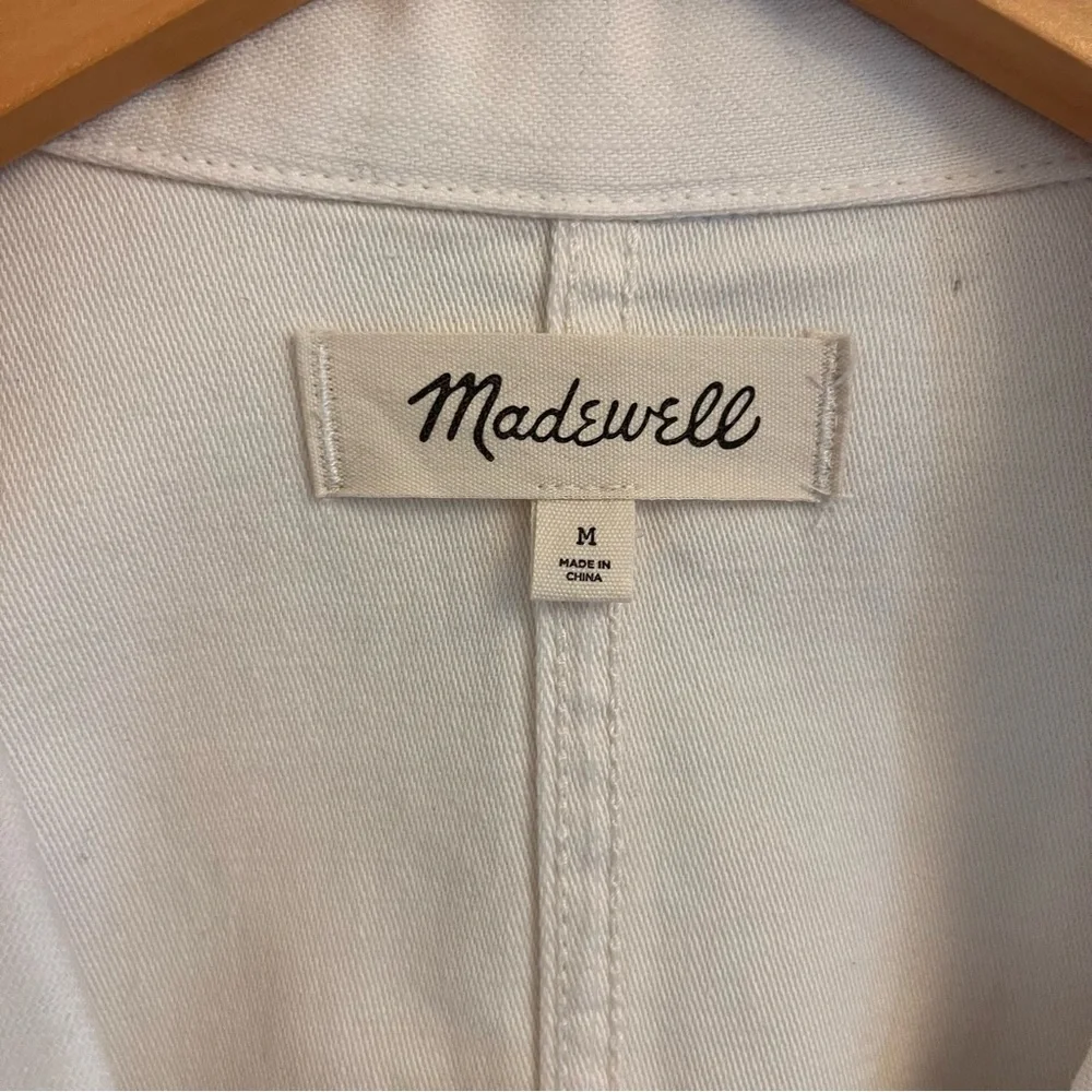 Madewell Ecru Drakefield Shirt-Jacket NWT sz M